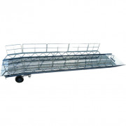 Rampe de chargement galvanisée à surface anti-dérapante