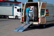 Rampe de chargement repliable en aluminium