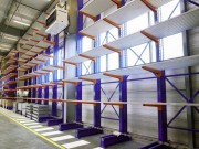 Rayonnage cantilever pour charges lourdes