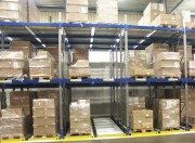 Rayonnage dynamique pour palettes