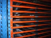 Rayonnage fixe batiment à panneaux bois