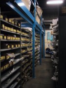 Rayonnage fixe fonds tôlés pour pièce automobile