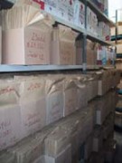 Rayonnage fixe pour cartons