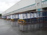 Rayonnage industriel de palettes