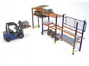 Rayonnage palettes charges lourdes