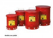 Récipient de sécurité à déchets en acier