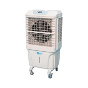 Rafraîchisseur d'air mobile par évaporation Eco Fresh - Espace de diffusion: 130/150 m² - Autonomie: 8/10 heures - Capacité réservoir eau: 50L - Blanc