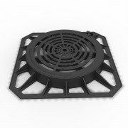 Regard en fonte ductile D-400 - ? 430 mm - Hauteur : 77 mm