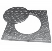 Regard en fonte pour trottoir B 125