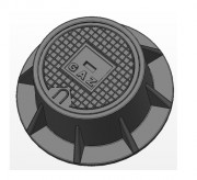 Regard pour gaz rond 400 KN