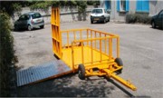 Remorque de manutention surbaissée