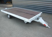 Remorque sans ridelle pour transport bagages vrac et fret aérien