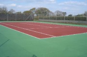 Rénovation sol tennis en béton 
