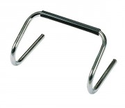 Repose-pieds professionnel chromé