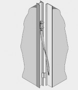 Ressort de Torsion en acier pour fermeture porte battante ascenseur 