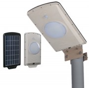 Réverbère solaire LED avec contrôle de lumière
