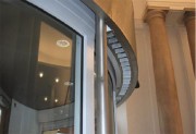 Rideau d'air électrique porte tournante