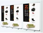 Roll up publicitaire d'affichage