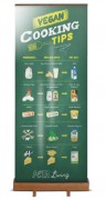 Roll up publicitaire en bambou