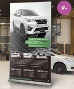 Roll up télescopique