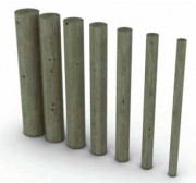 Rondin bois en pin traité