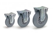 Roue fixe à bandage non traçant
