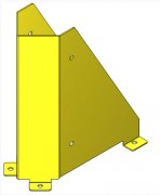 Sabot de protection pour rayonnage à palettes