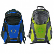 Sac à dos clignotant LEDs pour vélo 18 litres