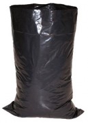 Sac à gravats noir en polypropylène recyclé