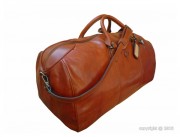 Sac de voyage cuir à fermeture zippée