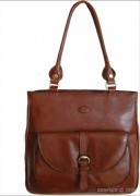 Sac porté épaule en cuir de vachette