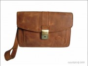 Sacoche pour homme en cuir
