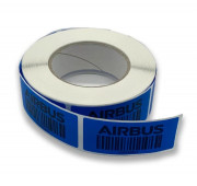 Scellé adhésif avec zéro transfert imprimé