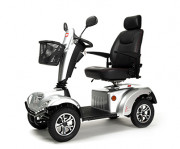 Scooter électrique PMR 4 roues - Siège pivotant 360° - Vitesse : 15 km/h - Autonomie : 60 km