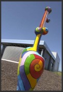 Sculpture artistique exterieure