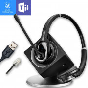 Sennheiser - DW Pro 2 UC MS Duo - Casque PC pour Skype