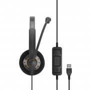 Sennheiser SC60 UC MS USB Duo - Casque PC / USB