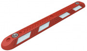 Séparateur de voie caoutchouc pour piste cyclable