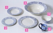 Service assiette crustacé