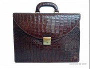 Serviette cuir de vachette avec Pochette pour GSM