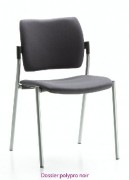 Sièges de réunion avec assise tapissée
