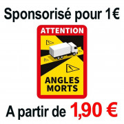Stickers de signalisation angle mort