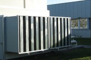 Silencieux acoustique à baffles