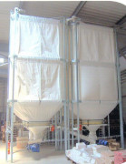 Silos souples sur ossature métallique
