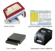 Solution caisse tactile pour pressing