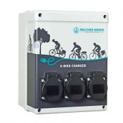Borne de recharge pour vélos électriques - 3 prises