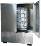 Stockage cubitainer acier