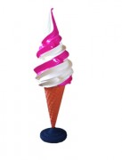 Stop trottoir glace italienne grand format