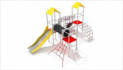 Structure de jeu pour enfant acier galvanisé - Plus 3 ans