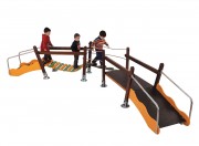 Structure de jeux double pont